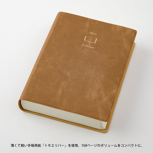 PRE ORDER: Midori 2024 Hibino A6 Daily Planner - Camel