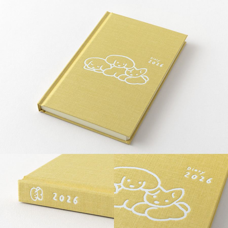 PRE ORDER: Midori 2026 Book Style Diary - Dog