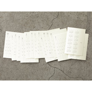 PRE ORDER: Midori 2026 Diary Sticker Calendar - Small