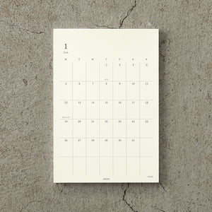 PRE ORDER: Midori 2026 Diary Sticker Calendar - Medium