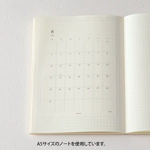 PRE ORDER: Midori 2026 Diary Sticker Calendar - Medium