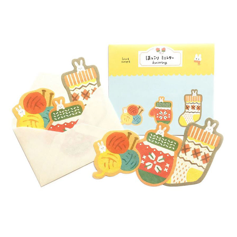 Furukawa Mini Letter Set - LT586 Knitting Winter Limited Edition