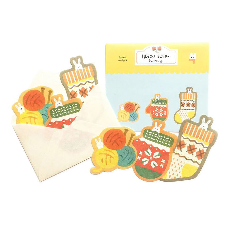 Furukawa Mini Letter Set - LT586 Knitting Winter Limited Edition