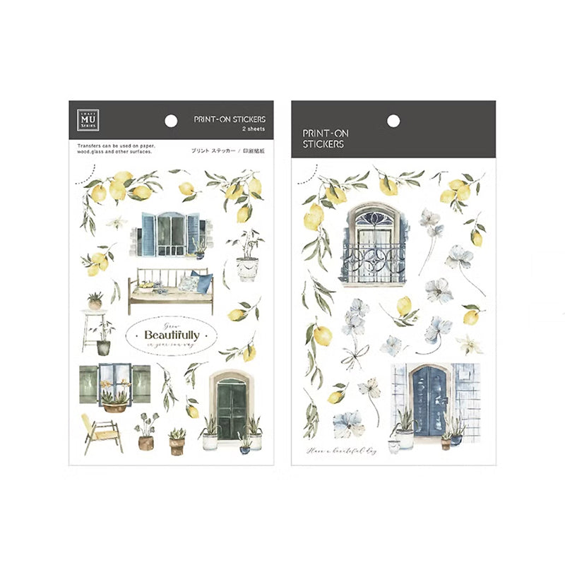 MU Print On Sticker Transfer - 245