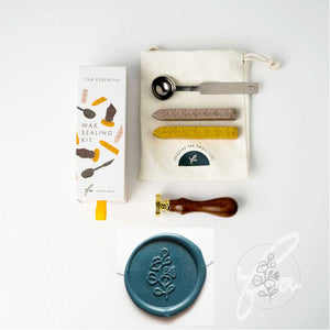 Fiona Ariva - Silver Dollar Eucalyptus Wax Seal Stamp Kit