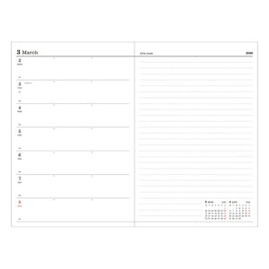 2026 Mark's Storage.it Weekly + Memo B6 Planner (December start) - White