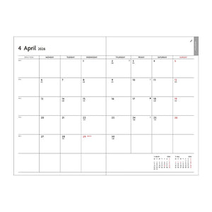 2026 EDiT Daily Typo Pocket B6 Planner - French Beige