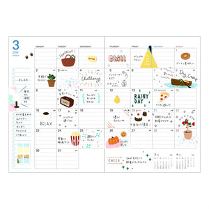 2026 Mark’s Storage.it Monthly Block A5 Planner (December Start) - Mint