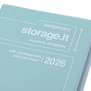 2026 Mark’s Storage.it Monthly Block A5 Planner (December Start) - Black