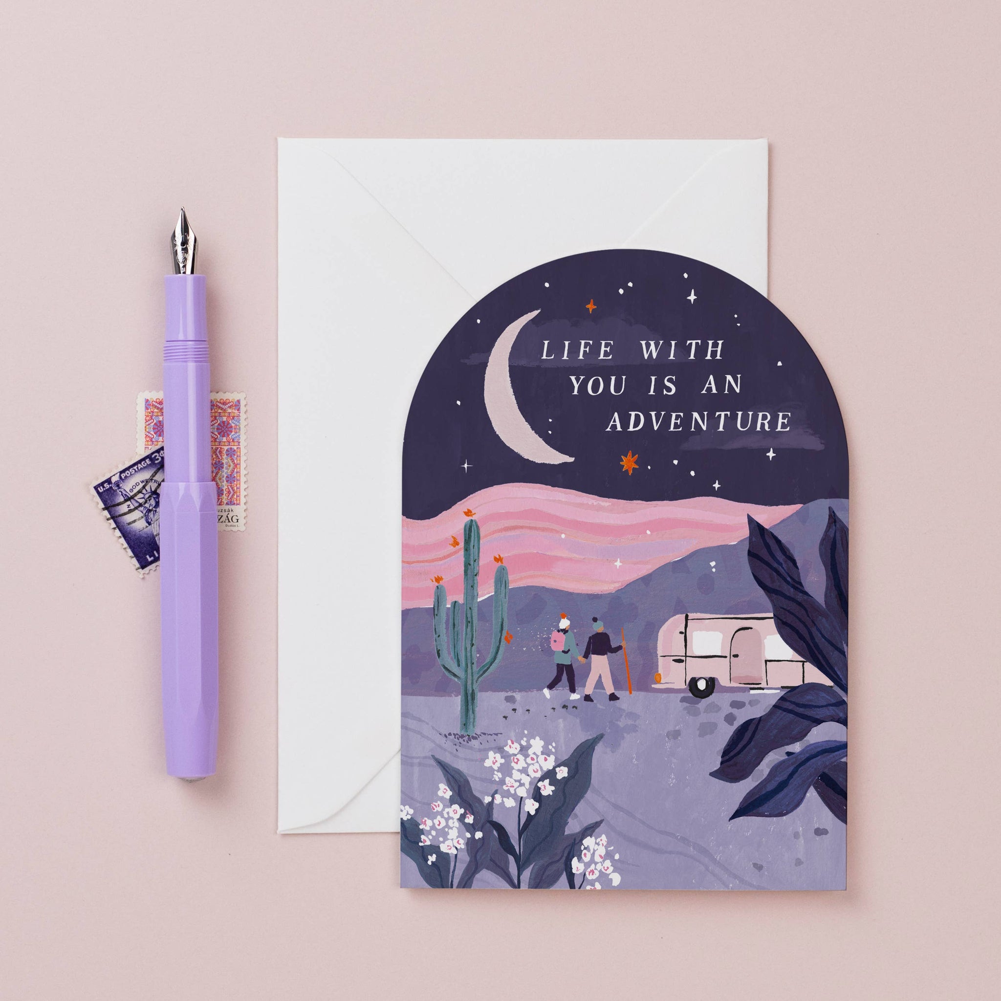 Sister Paper Co. - Desert Adventure Card | Anniversary Card | Love Cards