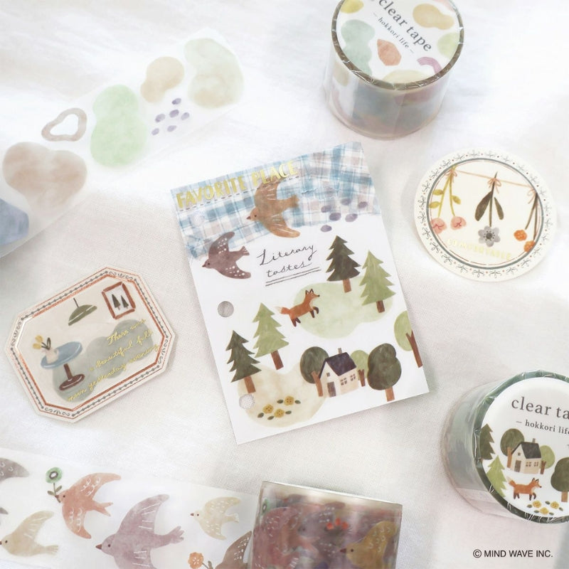 Mind Wave 30mm Clear Tape - 95533 Hokkori Life Garland