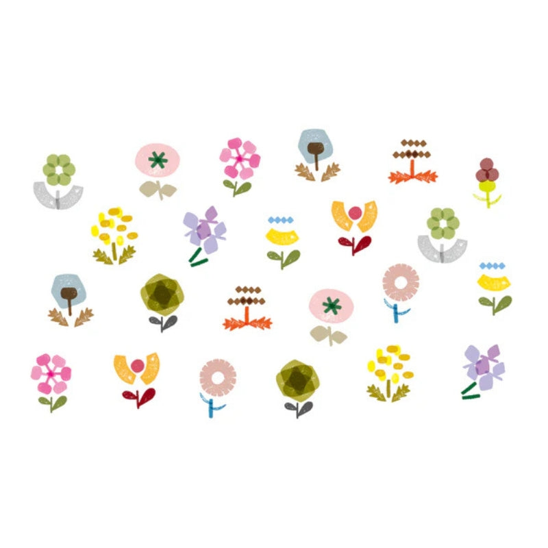 Mizushima Flake Stickers - Flower FS-HA