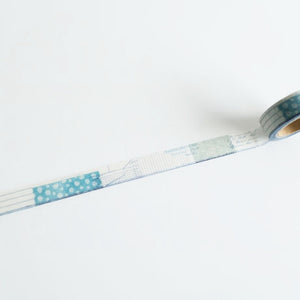 Yohaku Washi Tape - YC-022 CHECK&STRIPE Yukihana