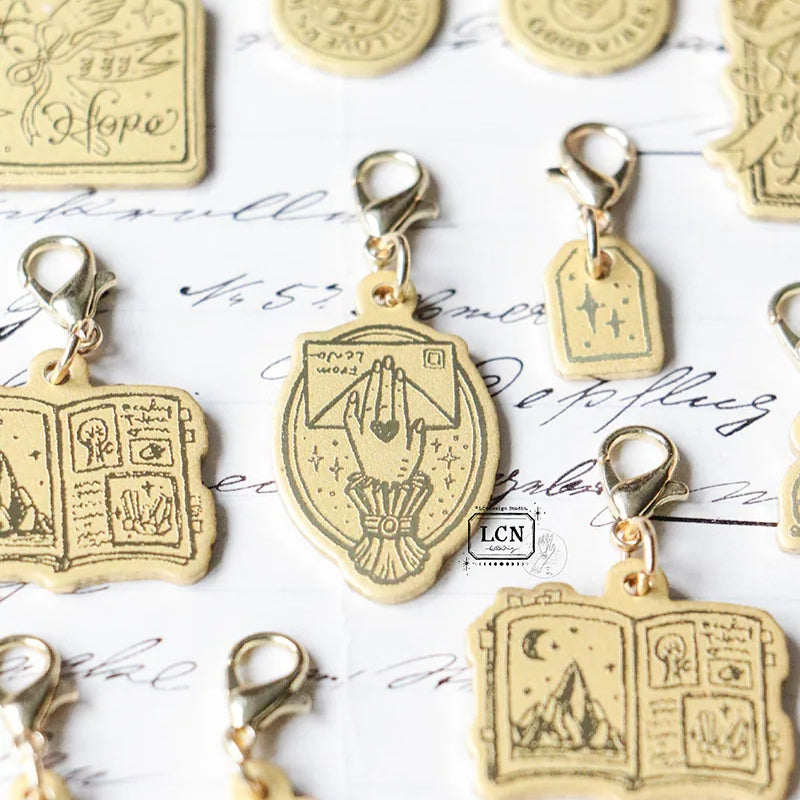 PRE ORDER LCN Brass Charm - Hand Clip G00139