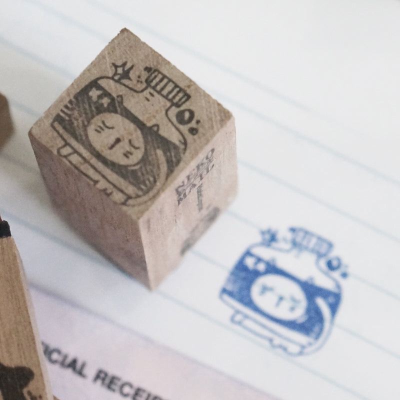 Black Milk Project Rubber Stamp - Neko Mail (S) - Ink