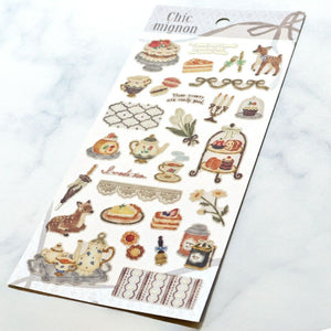 Mind Wave Chic Mignon Sticker Sheet - Tea Party 82530
