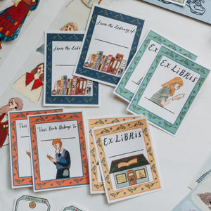 La Dolce Vita Ex Libris Sticker Set - Life In A Bookstore