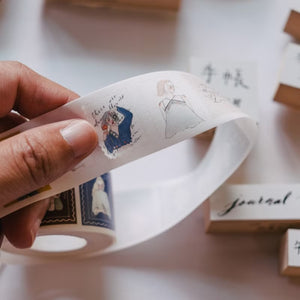 La Dolce Vita Die Cut Stickers Washi Tape - Sweet Post
