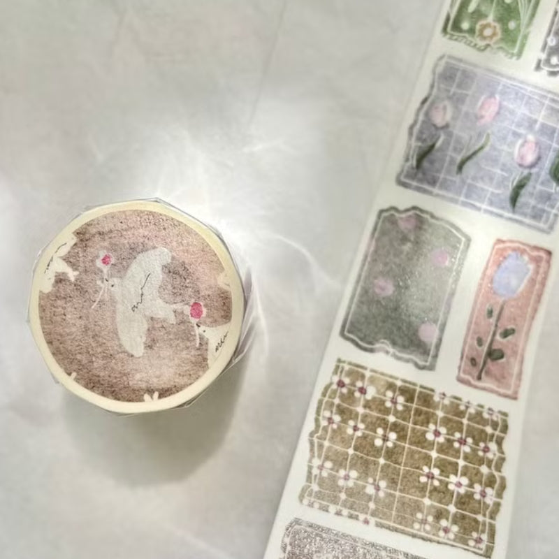 Pion - 5cm Die Cut Stickers Washi Tape - Candy Paper