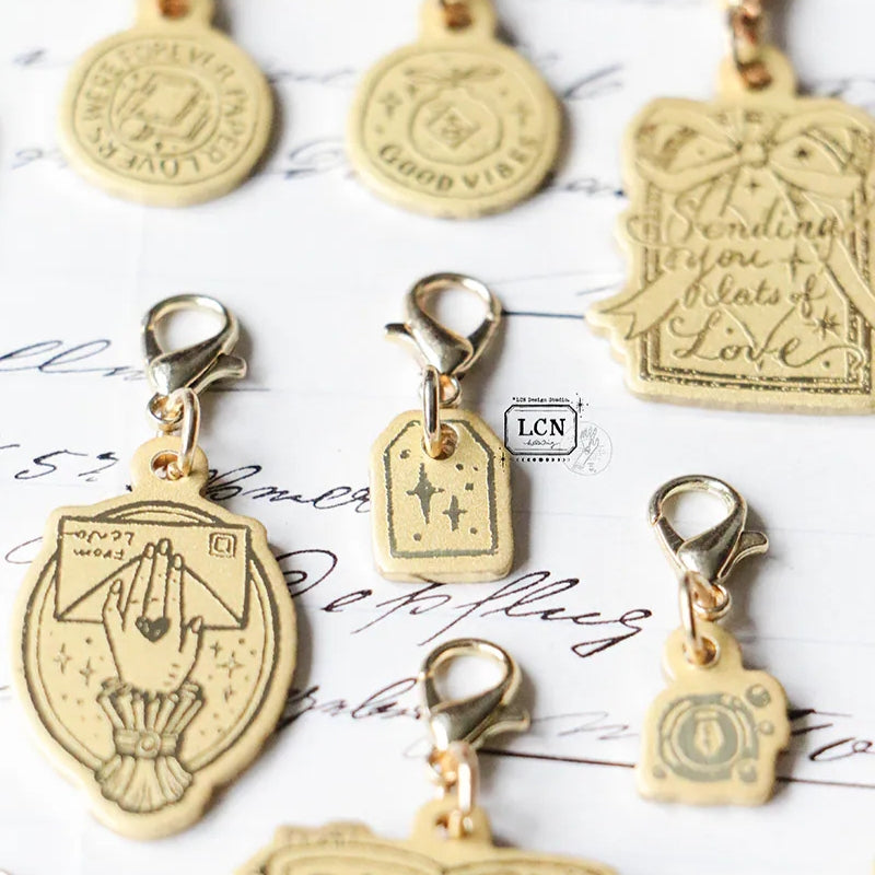 PRE ORDER LCN Brass Charm - Mini Tag G00141
