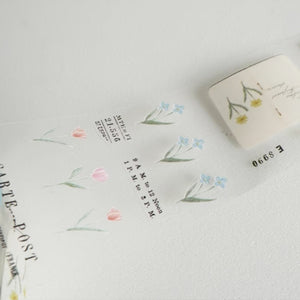 Yohaku Roll Sticker - P-009 Garden