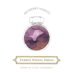 Ferris Wheel Press 38ml Fountain Pen Ink -  Mulberry Majesty