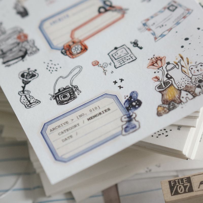 PRE ORDER: Black Milk Project Archive Washi Sticker Sheet