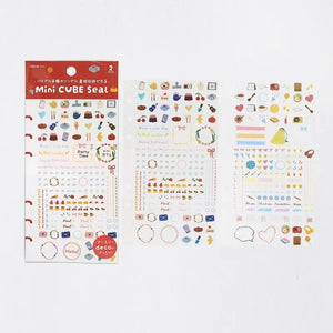 BGM Mini Cube Sticker - Pencil Drawing BS-MC006