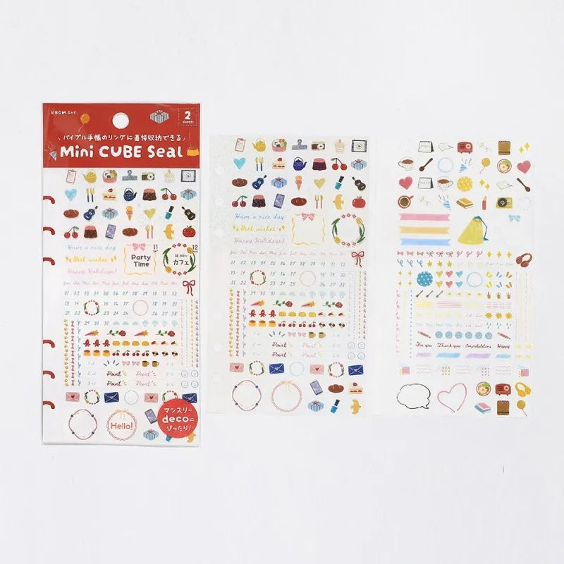 BGM Mini Cube Sticker - Pencil Drawing BS-MC006