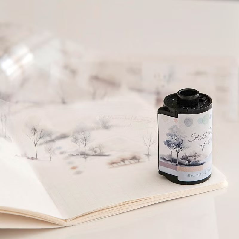 MU Print PET Kiss Cut Roll Tape - 07 Still Scene Pages