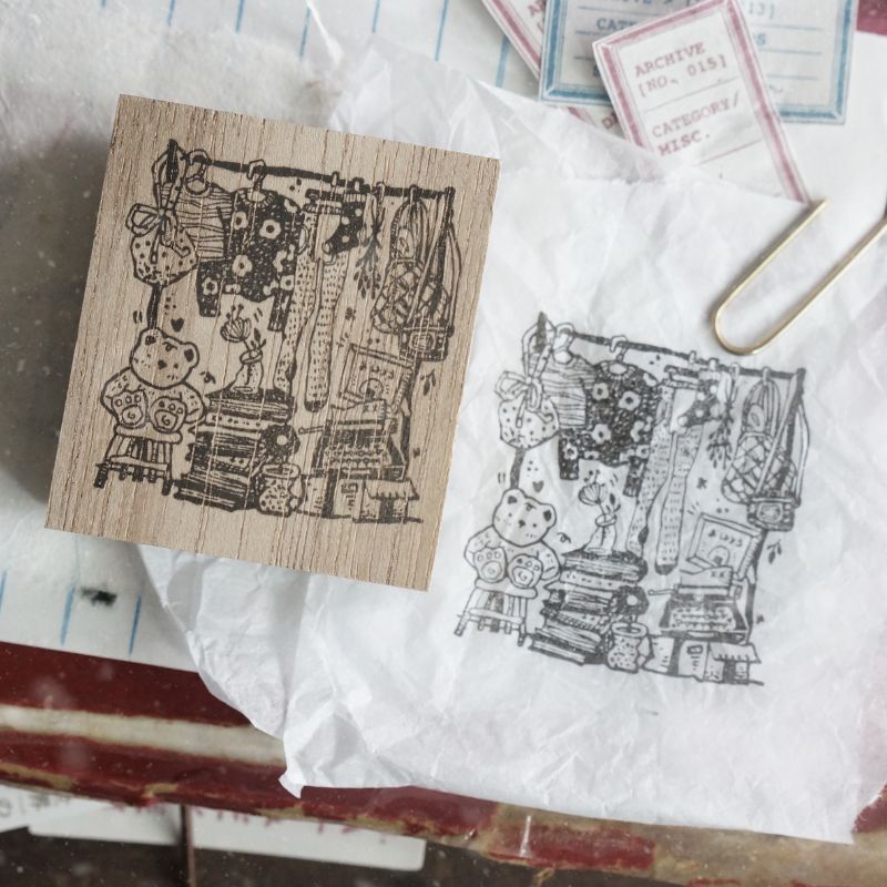 PRE ORDER: Black Milk Project Archive Rubber Stamp L - BMP339 The Rack