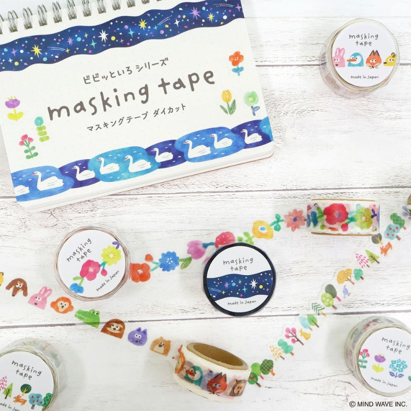 Mind Wave Vivid Color Die Cut Masking Tape - 95529 Forest