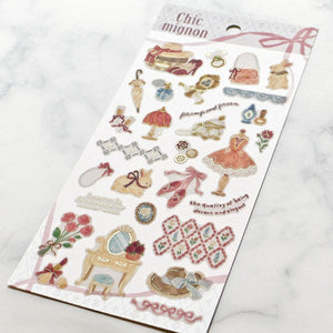 Mind Wave Chic Mignon Sticker Sheet - Dress Up 82526