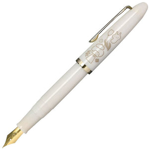 Sailor Profit Jr. +10 Mizutama Fountain Pen Set - Off White