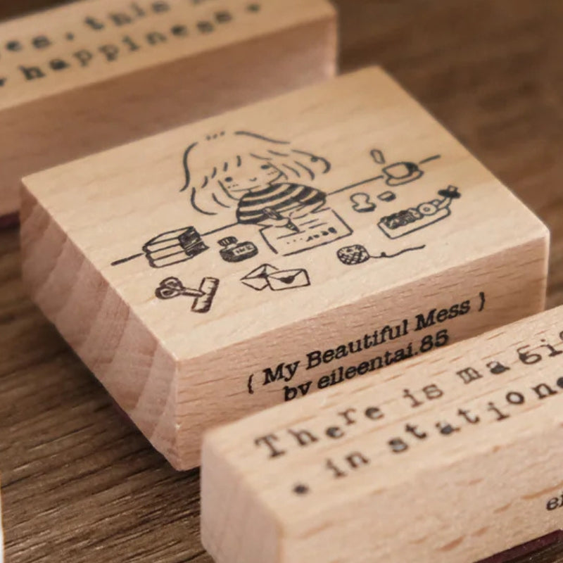 EileenTai.85 Rubber Stamp - My Beautiful Mess