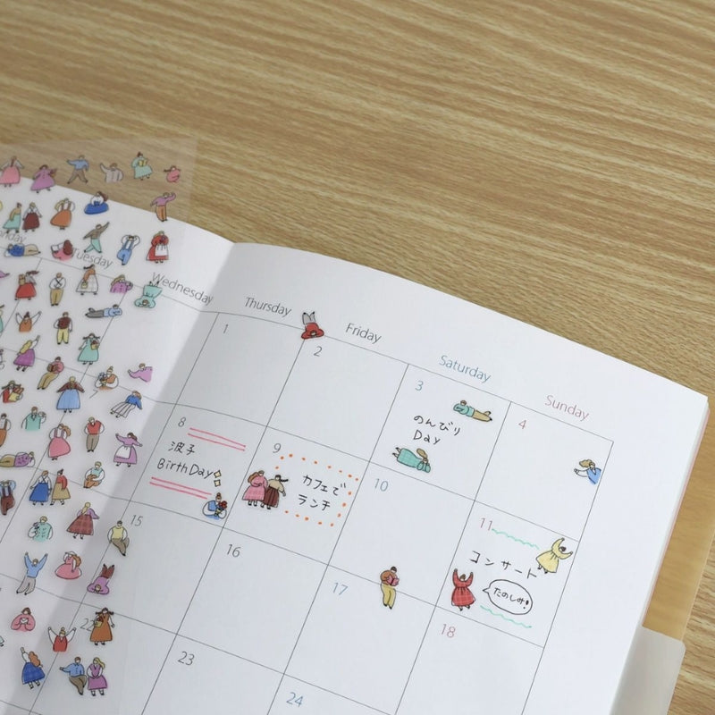 Mind Wave Poko Time Sticker Sheet - People 82430