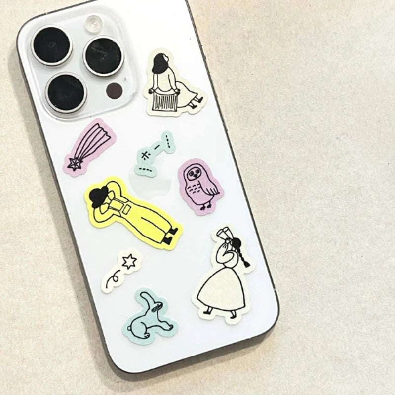 Mizushima x Necktie Flake Stickers - Searching for Stars FS-HS