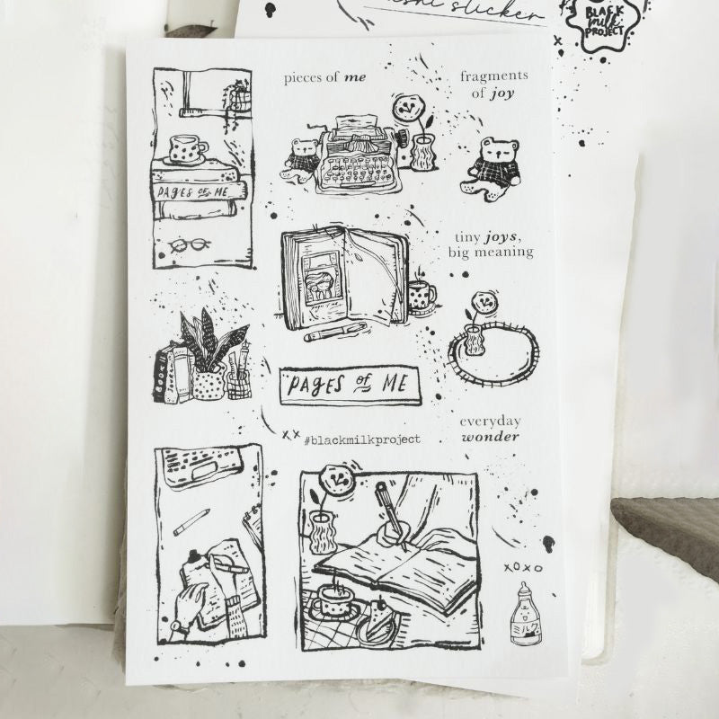 PRE ORDER: BMP Pages of Me - Washi Sticker Sheet