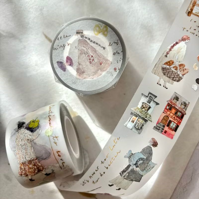Pion - 3.5cm Matte PET Tape - Mini Girl 01