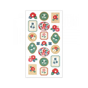 Wanowa Japanese Style Stickers - Camellia