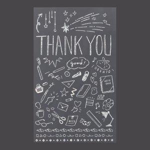 Midori Transfer Sticker Foil 2650 Thank You School