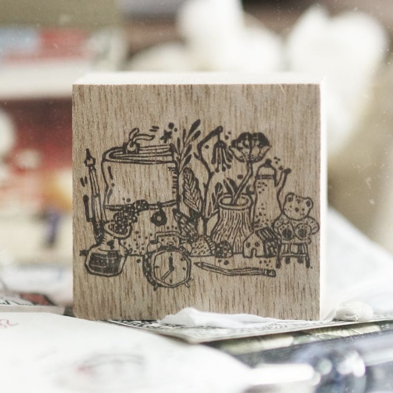 PRE ORDER: Black Milk Project Archive Rubber Stamp L - BMP338 Curious Finds