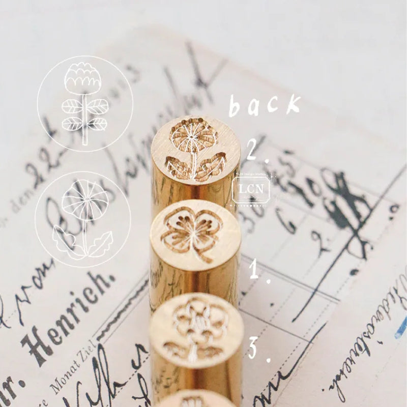 PRE ORDER LCN Mini Wax Seal Set - Hand Drawn Flower 2