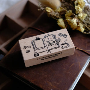 EileenTai.85 Rubber Stamp - Travel Journaling Series {Hi Bear}