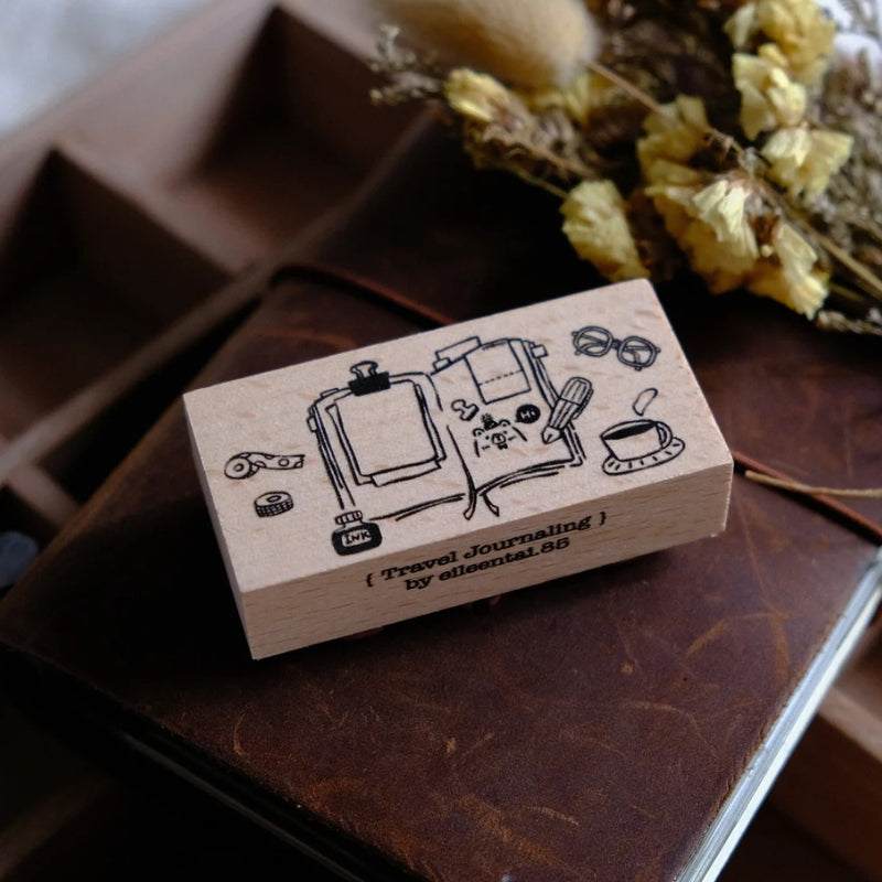 EileenTai.85 Rubber Stamp - Travel Journaling Series {Hi Bear}