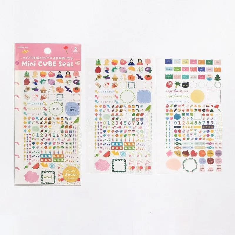 BGM Mini Cube Sticker - Anniversary BS-MC003