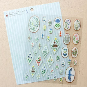 Midori Asano Sticker Seals - 22878 Birds Song × Deer Dream