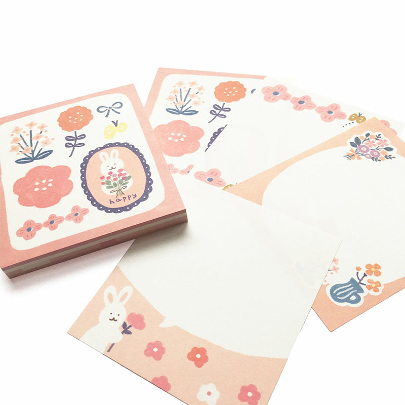 Furukawa Wa-Life Kira Memo Pad - Ohana to Usagi LM229 Ltd. Winter Edition