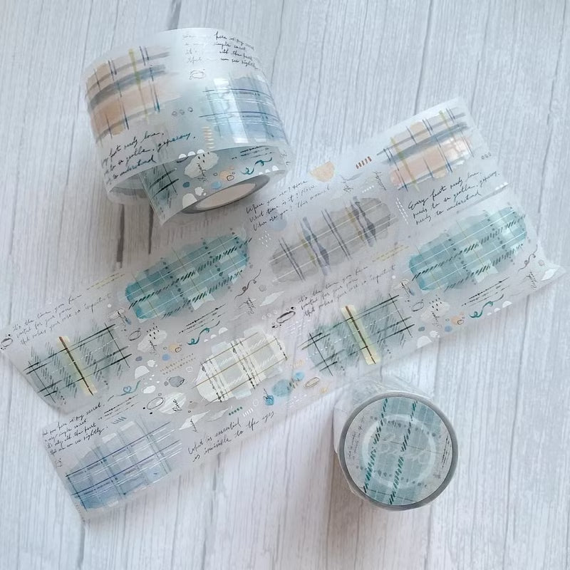 Shiwu Studio × Siyun 5cm Matte PET Tape - Wood Tone - Birch