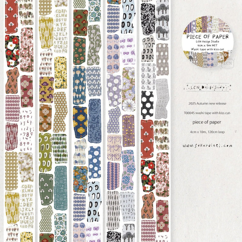 PRE ORDER LCN Kiss-Cut Washi Tape - Piece of Paper